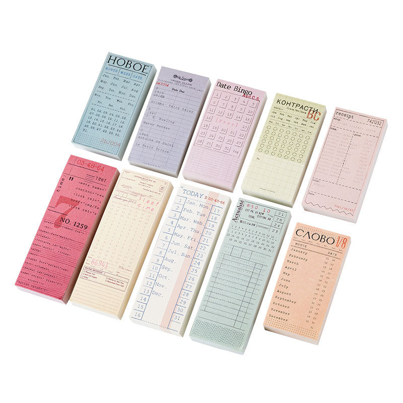 Creative Vintage Ecritable Pad City Notes