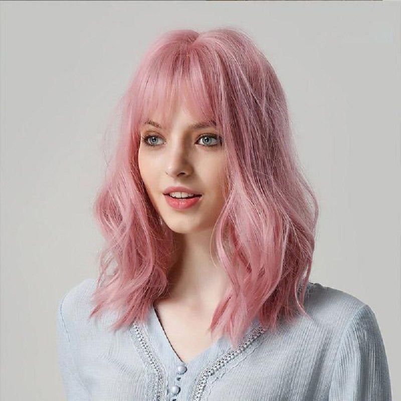 Cheveux de fibre chimique à tête courte pour femmes