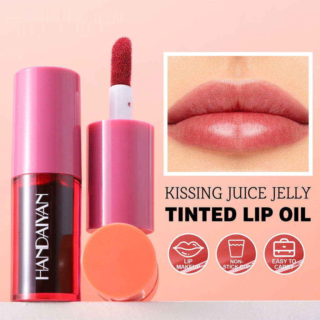 Waterproof glossy And a mud-resistant lip gloss