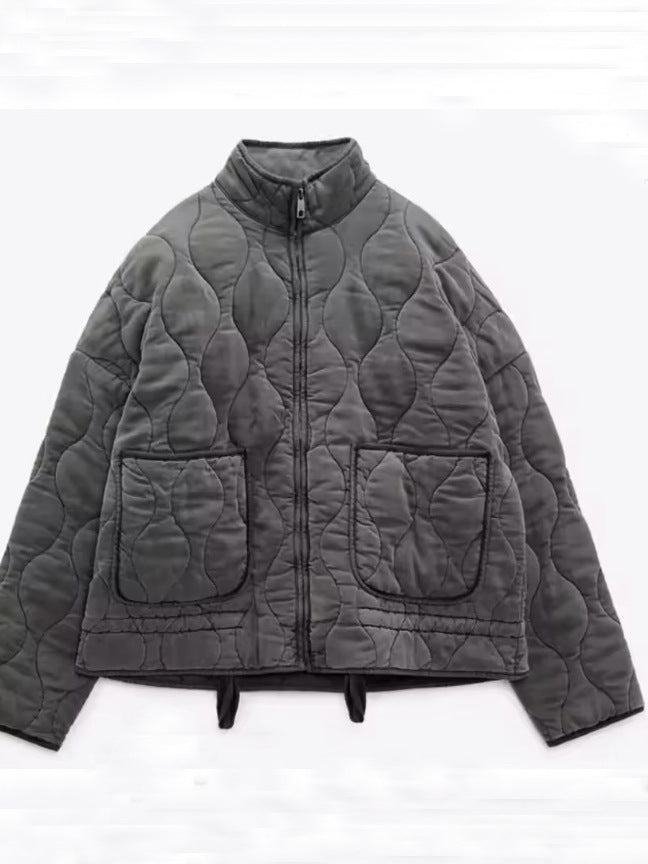 Veste de coton diamantée pour femmes arrivée