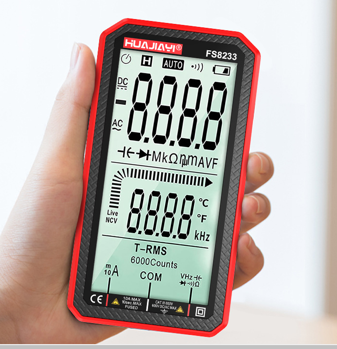 Multimètre intelligent grand écran entièrement automatique numérique haute précision