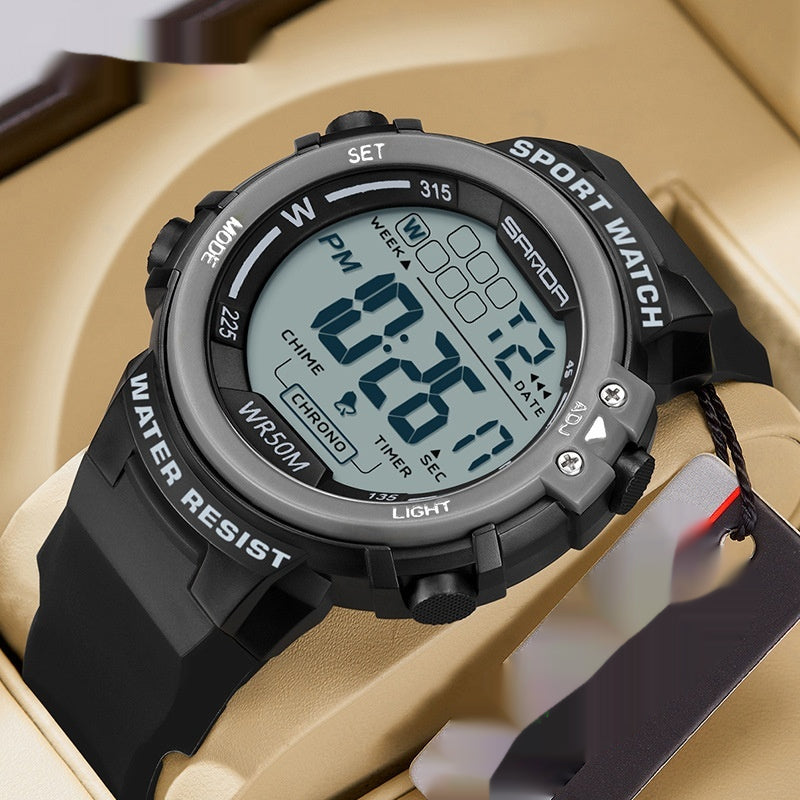 Multifonctionnelle de la mode jeune Tendance Lumineuse Homme Montre