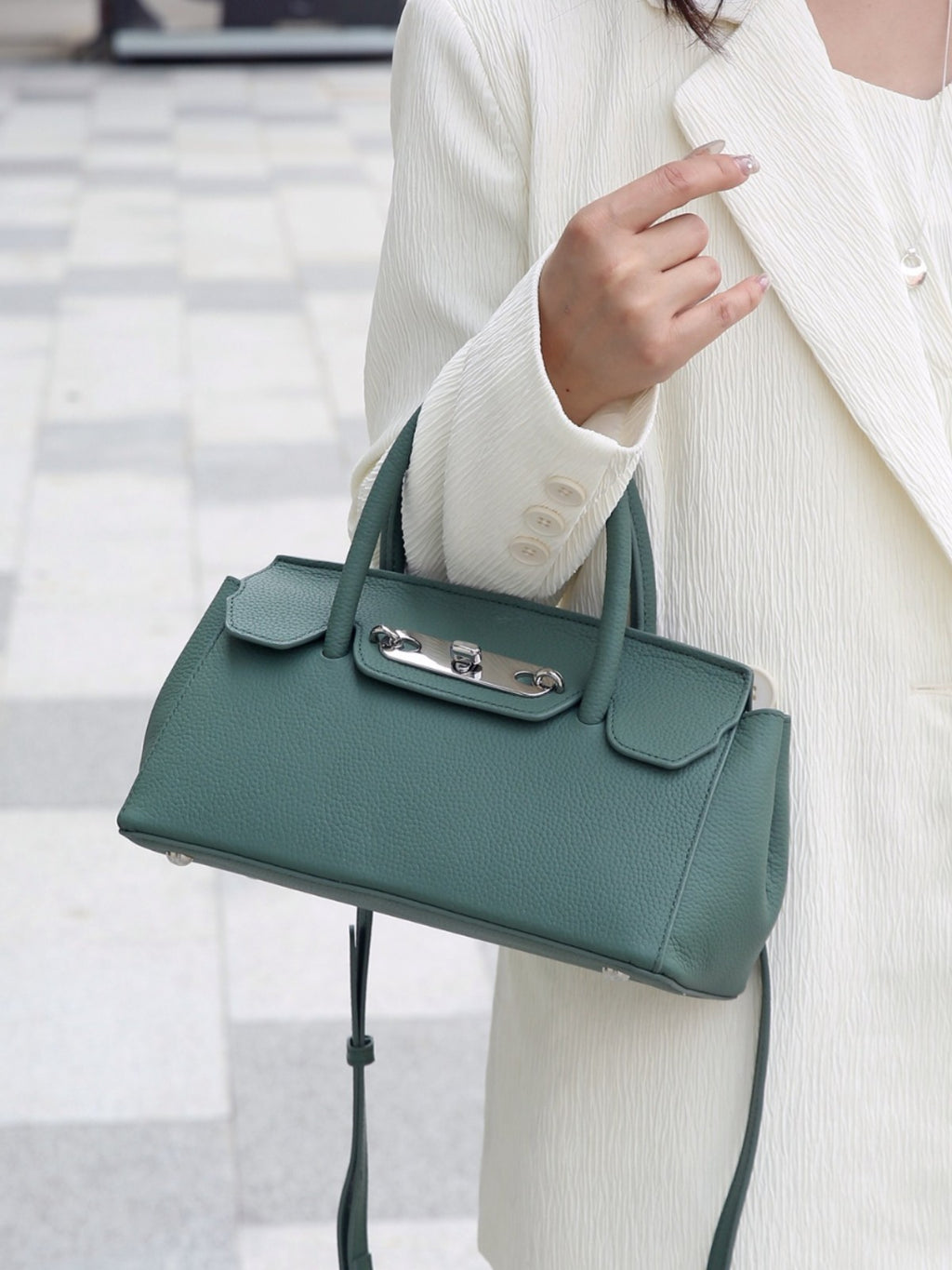 Sac en cuir Baidi pour femme Sac Platinum
