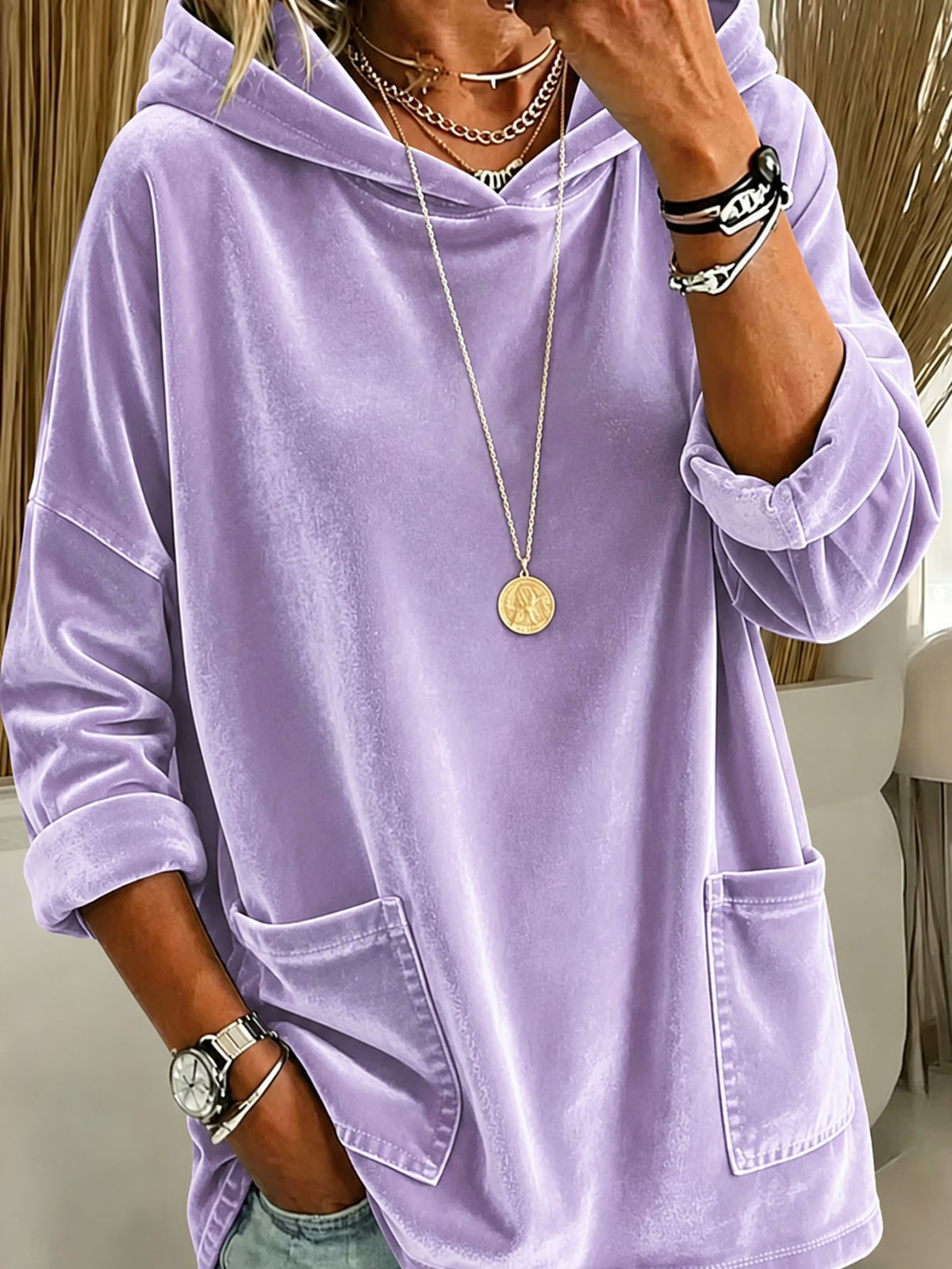 Polyester blouse