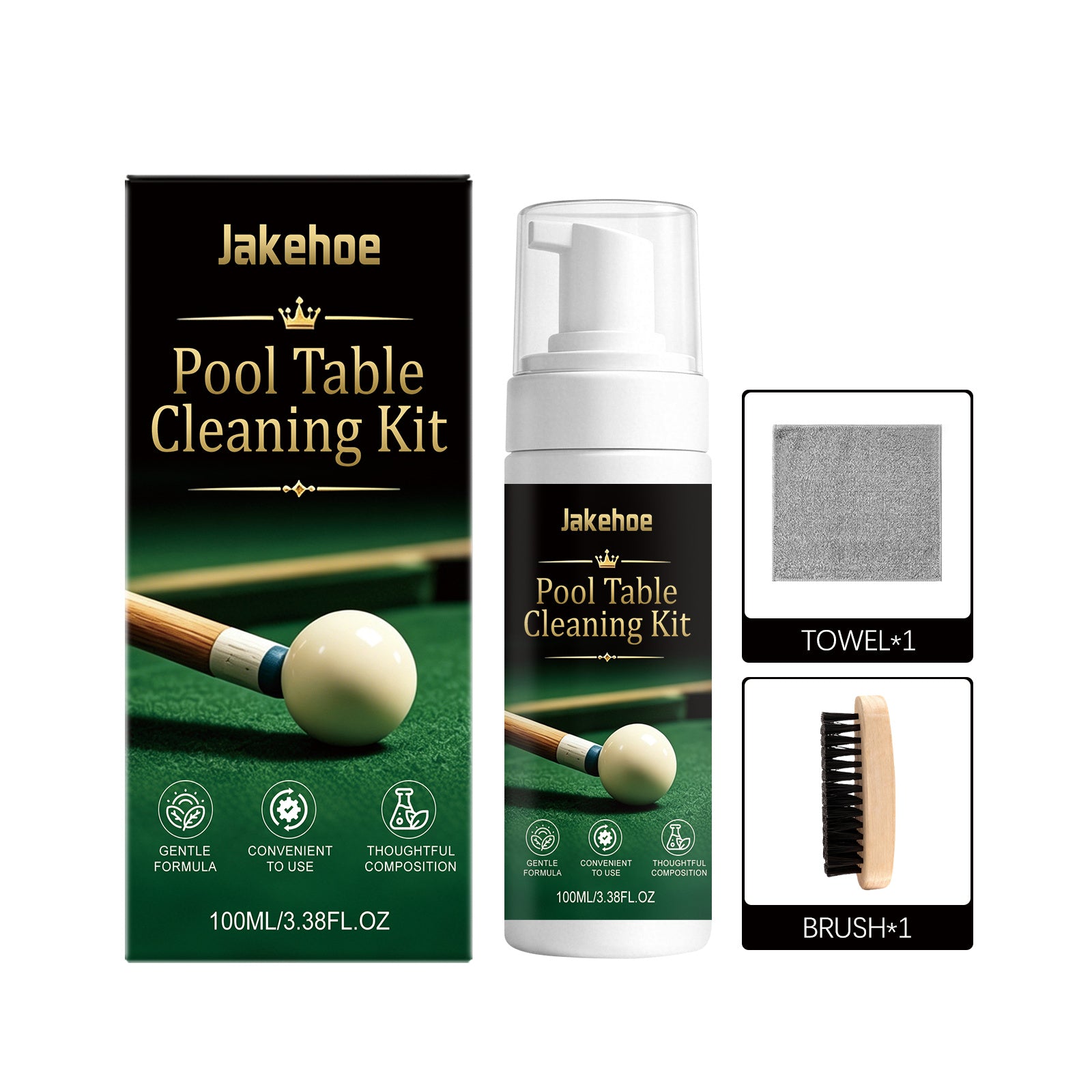 Kit nettoyage billard pour entretenir tapis et billes
