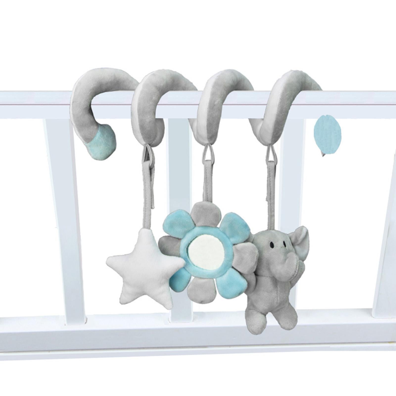 Bébé Pram Activité de crèche Spiral Jouets en peluche Bébé Poussette Jouet Siège de voiture Jouets suspendus E