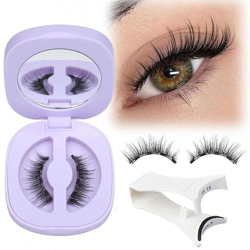 Faux cils magnétiques naturels sans colle
