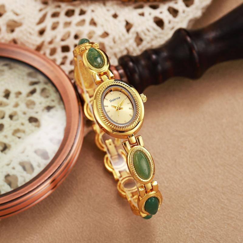 Natural Dongling Jade and Tiger's Eye Stone Bracelet