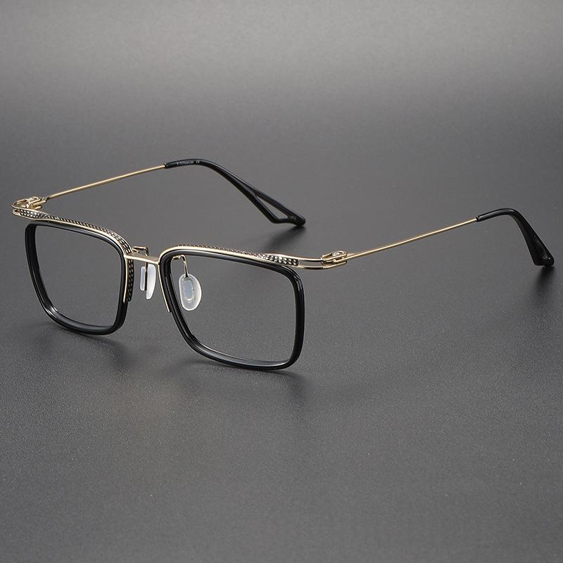 Cadre en verre anti-bleu clair de titane pur Myopia