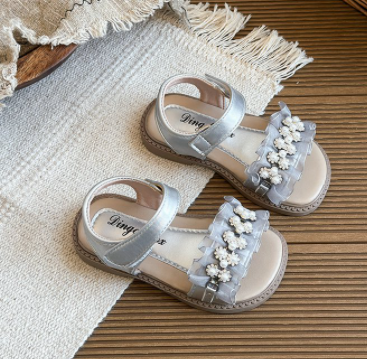 Été Arrivée Filles' Mode Strass Princesse Chaussures