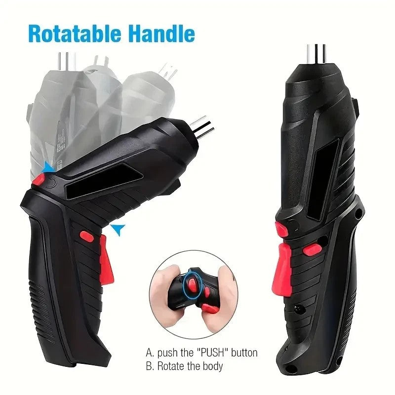 47 En 1 ensemble de perceuses électriques sans fil Conducteur électrique tournevis rechargeable NOUVEAU