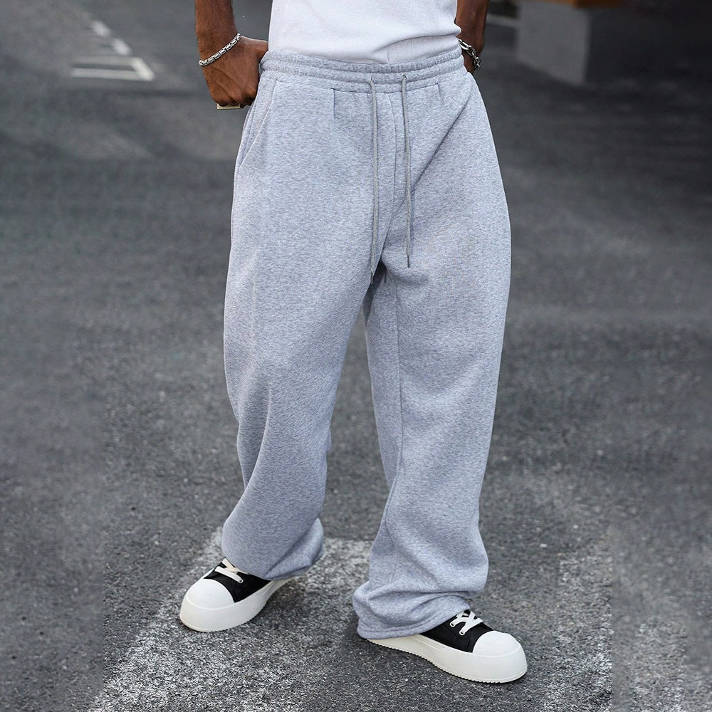 Pantalons à gaines élastiques à chaussons vintage de style street