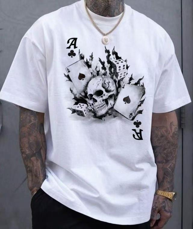 T-shirt mode 3D pour hommes occasionnels