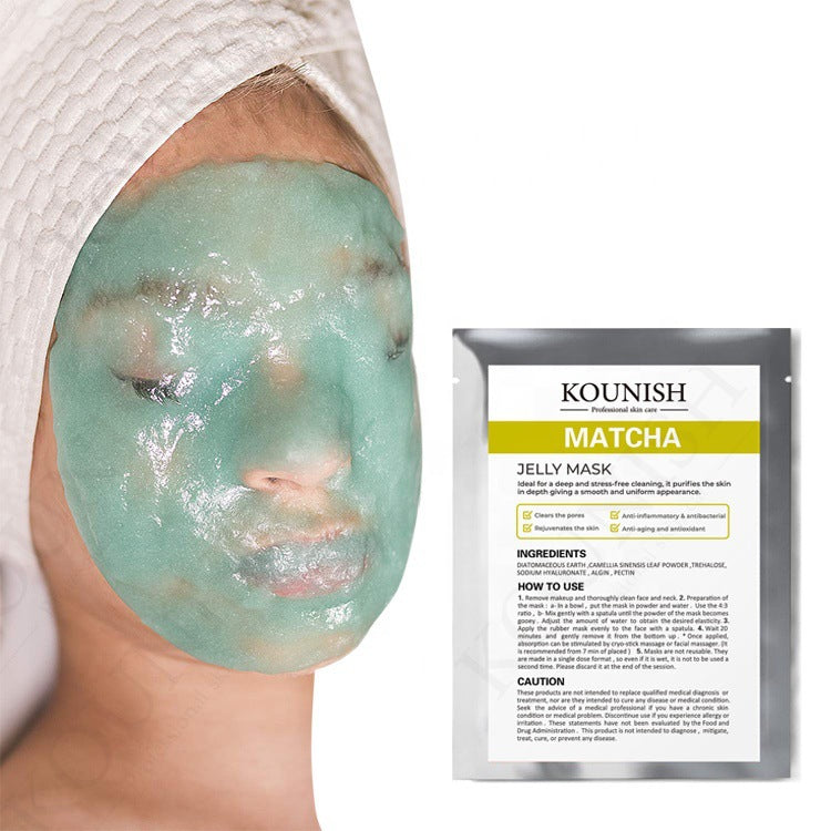 Poudre de masque de gelée hydrogel hydratant