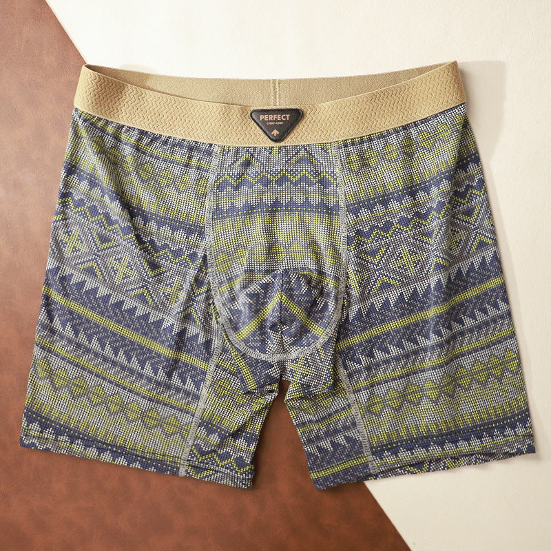 Briefs de Boxer Athlétisme Homme de style ethnique rétro