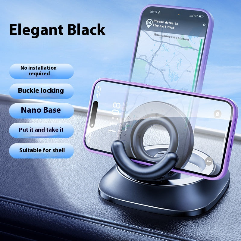 Support de téléphone magnétique avec aspirateur pliable Ajustable Support de voiture magnétique S