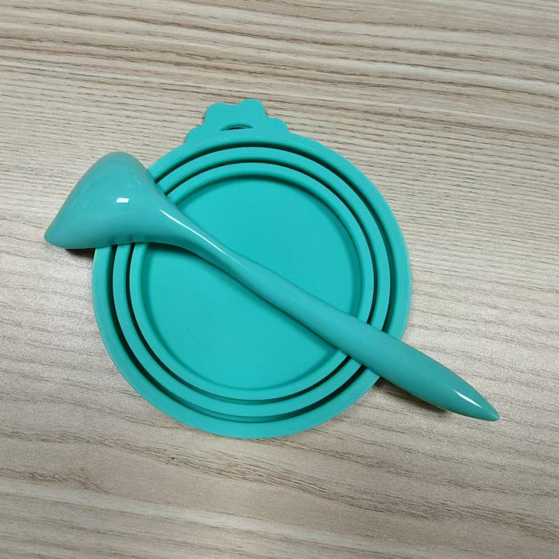Couverture en silicone pour aliments pour chats