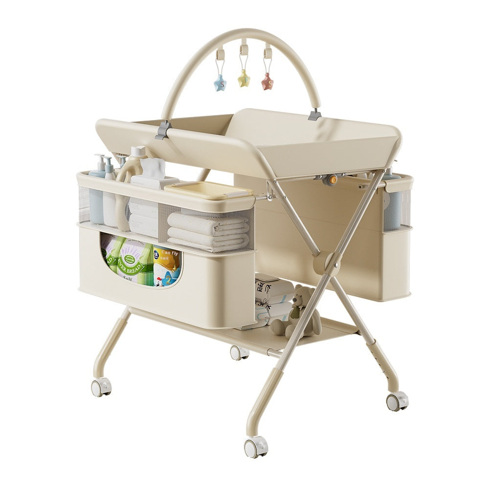 Table multifonctionnelle pliable pour soins aux bébés