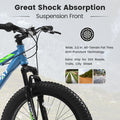 S24109 Élecony 24 pouces Fat Tire Bike Youth Full Shimano 7 vitesses VTT