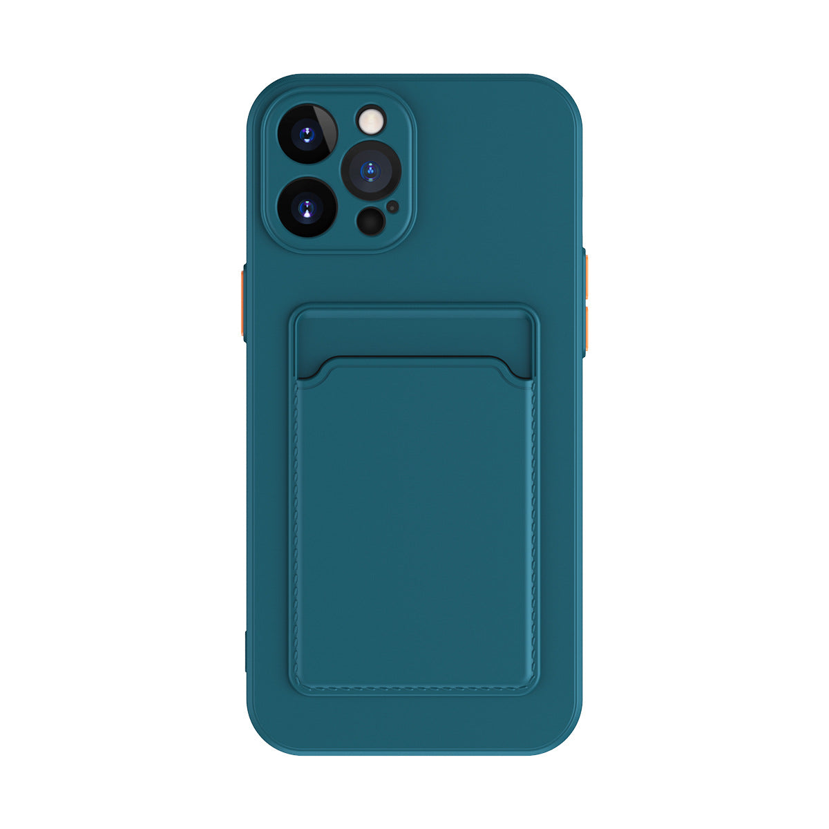 Coque téléphone en silicone liquide de couleur pure simple