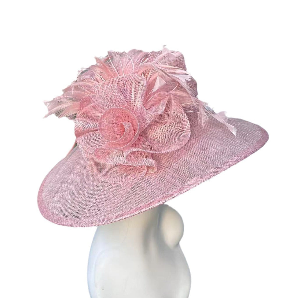 Chapeau de lin tendance style cour vintage pour les femmes