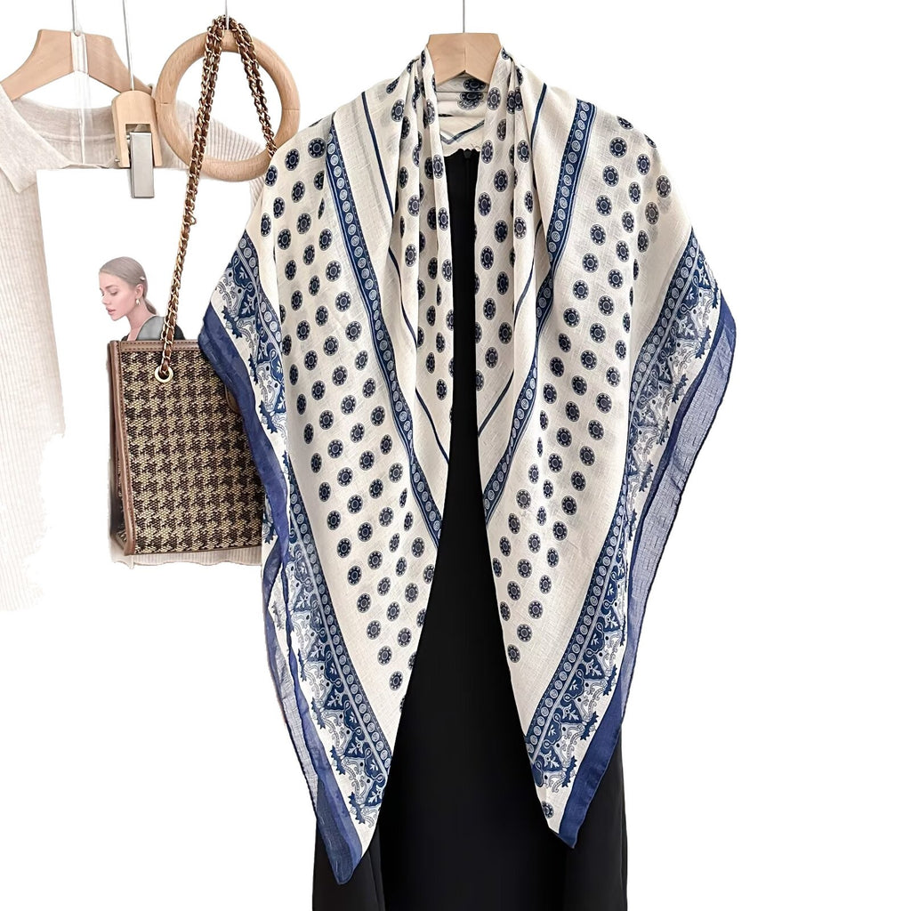 Femmes Versatile Floral-print Summer Sun-protective Châle