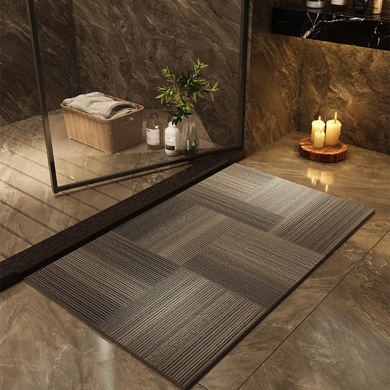 Tapis de salle de bains imprimé à séchage rapide