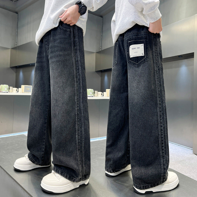 Style coréen Gros enfants pantalons chauds épais
