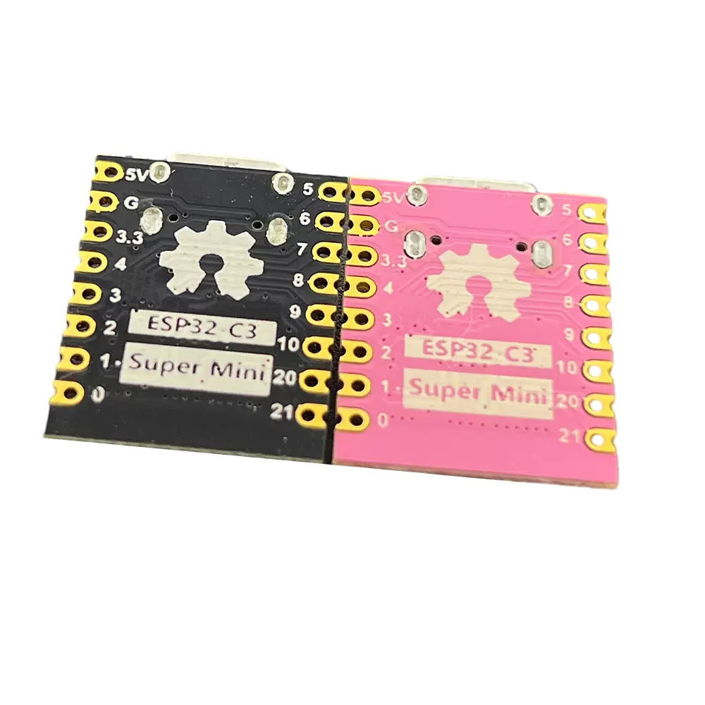 ESP32 SuperMini Conseil de développement noir et rose
