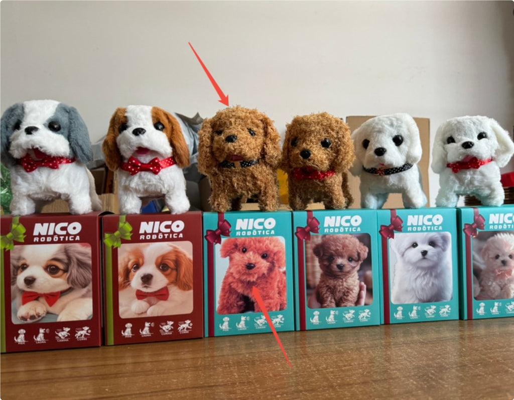 Robot Puppy Poupée en peluche courte