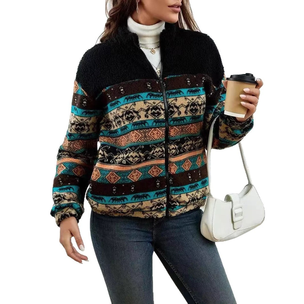 Cardigan Zip pour l'automne et l'hiver
