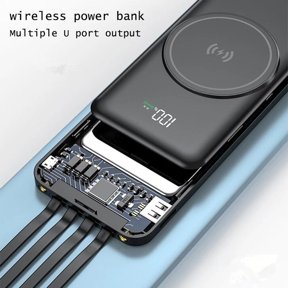 20000mAh Power Bank Fast Charger Batterie Pack Portable 5 USB pour téléphone portable UK