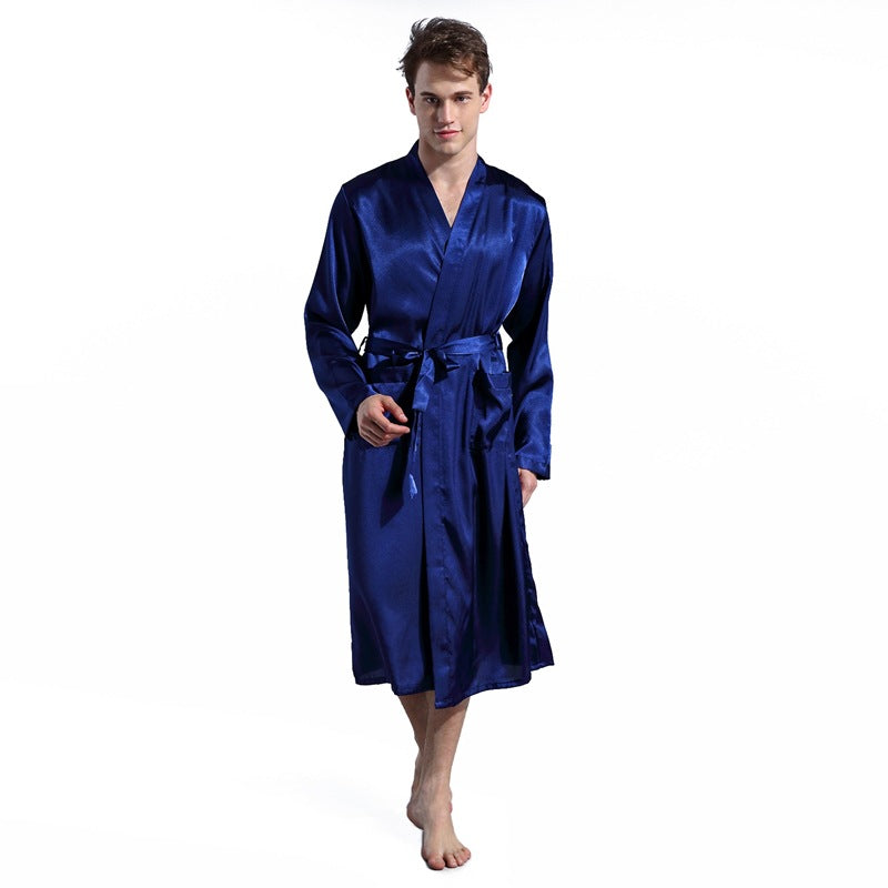 Mode homme Robe de couleur solide mince
