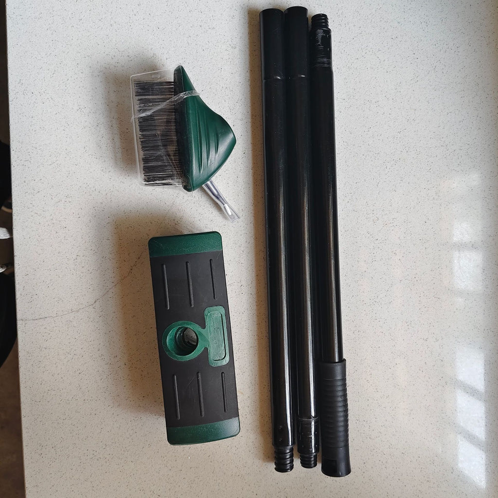 Brosse télescopique à tige de fer multifonctionnelle