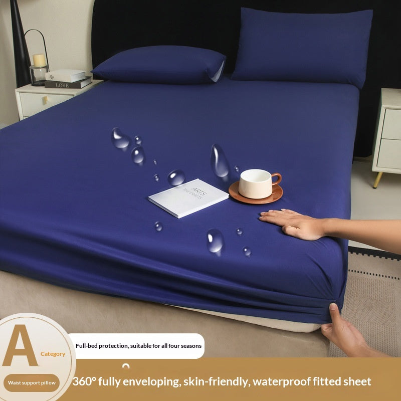 Brushed Imperméable Fitted Sheet Couverture de protection adaptée à la peau