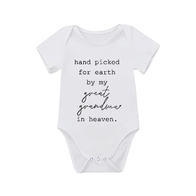 Baby Summer Short Sleeve Romper Bodysuit