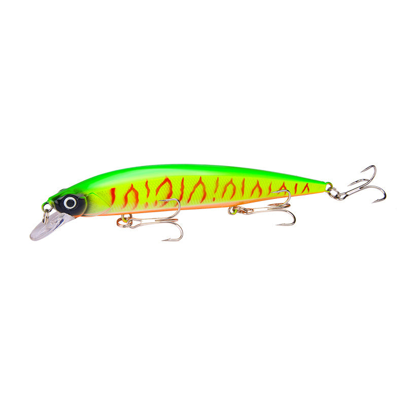Bâton de lure 14cm de long jet de plomb bloc flottant d'eau Minnow