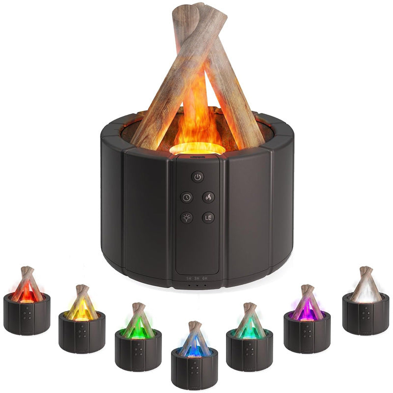 Simulated Flame Aromatherapy Machine Accueil Bureau Humidificateur de bureau
