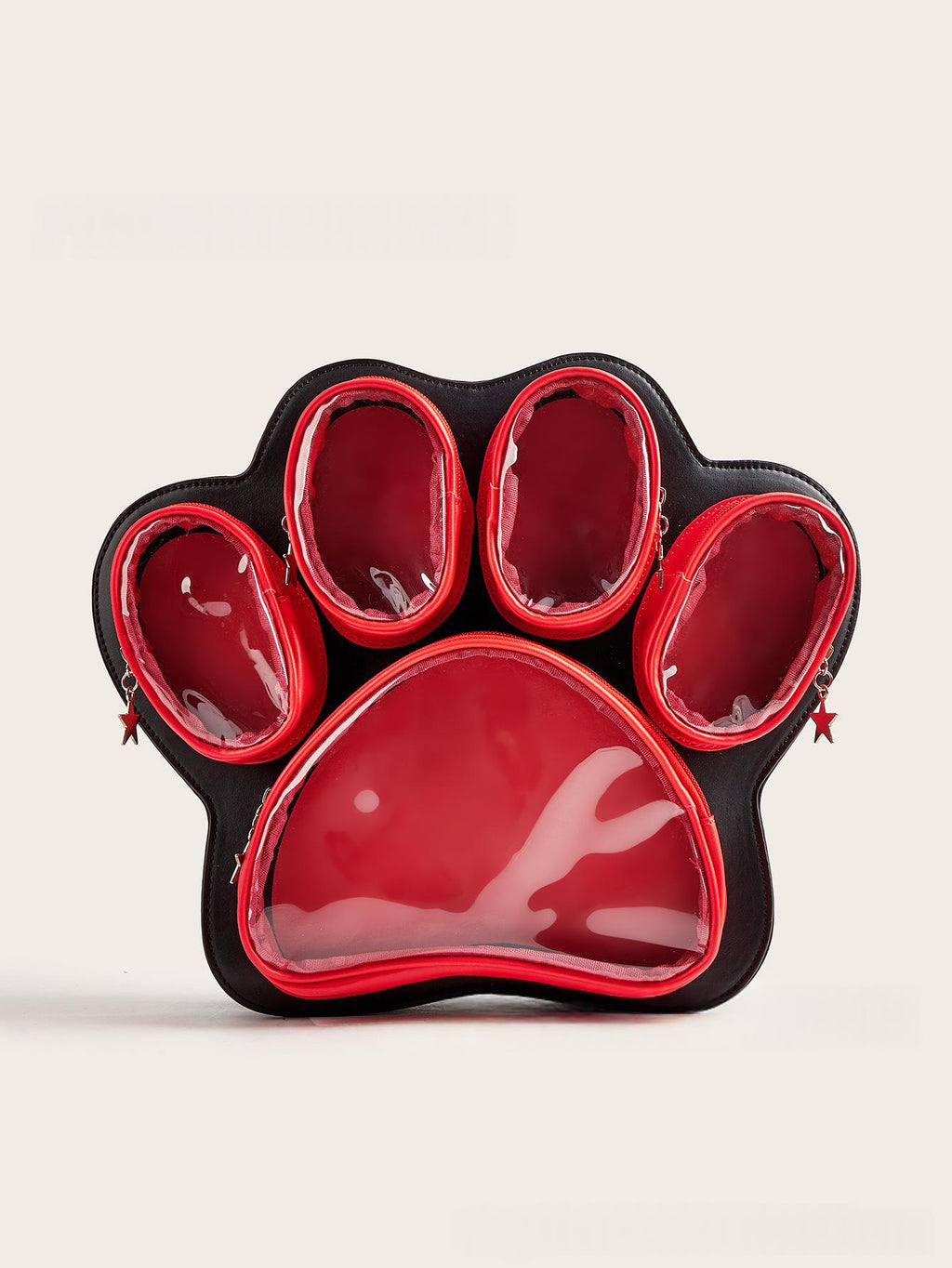 Mignon sac à douleur de grande capacité pour les filles avec un design multicouche Cat-claw