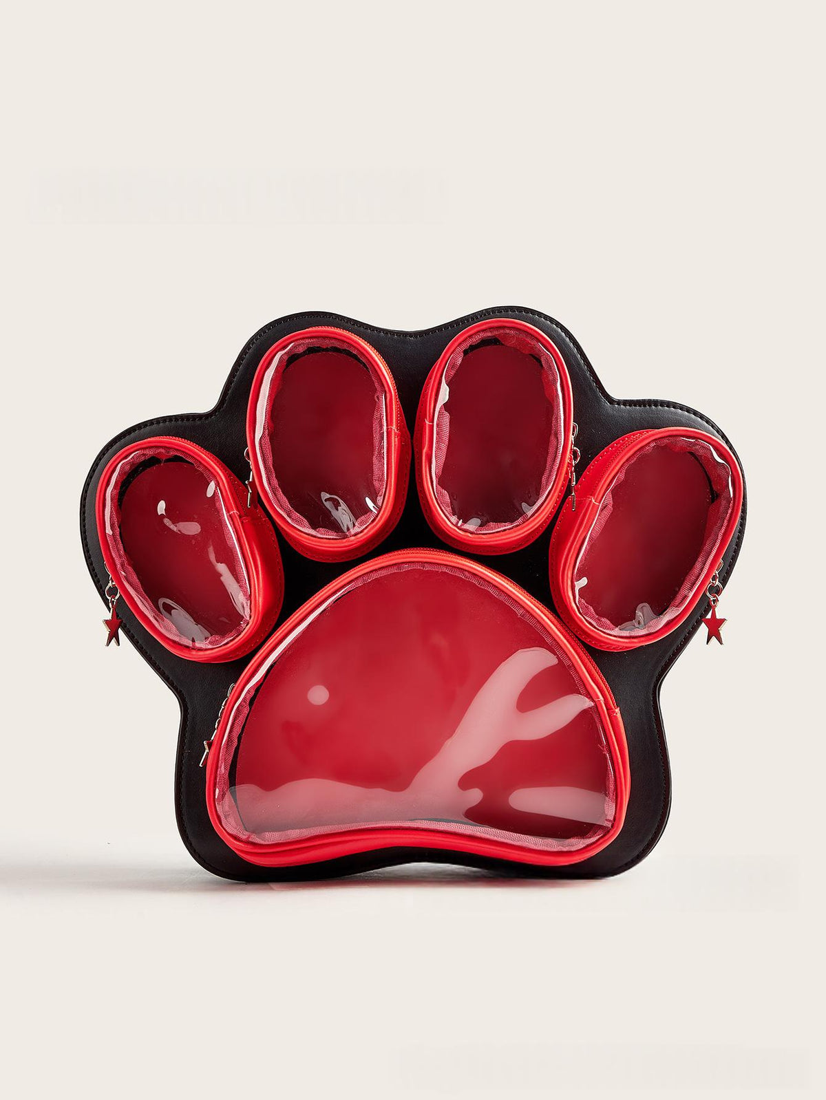 Mignon sac à douleur de grande capacité pour les filles avec un design multicouche Cat-claw