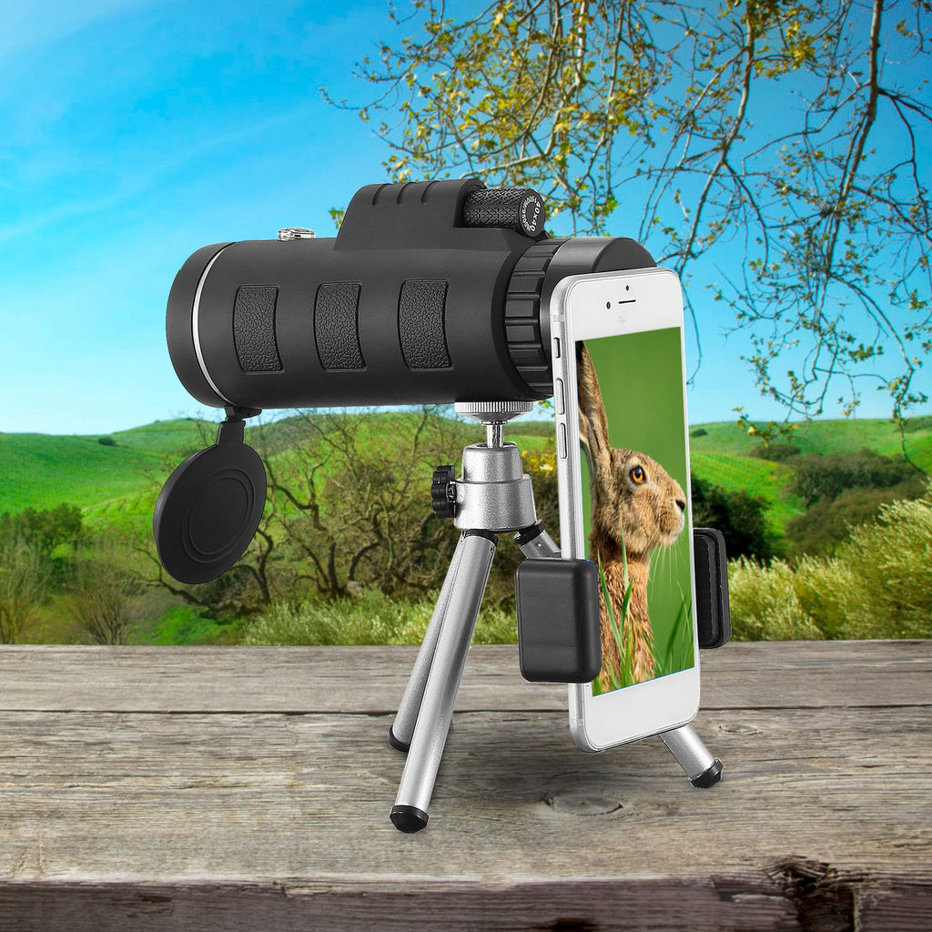 1Pc 40 Plus 40 télescope optique monoculaire HD avec objectif FMC pour vision extérieure basse lumière S