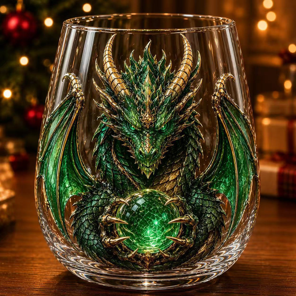 Dragon Spirit Treasure Pearl Illusion-Color Craft Cup
