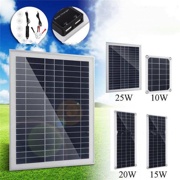 Chargeur extérieur Polysilicon Batterie Double USB Interface Panneau solaire