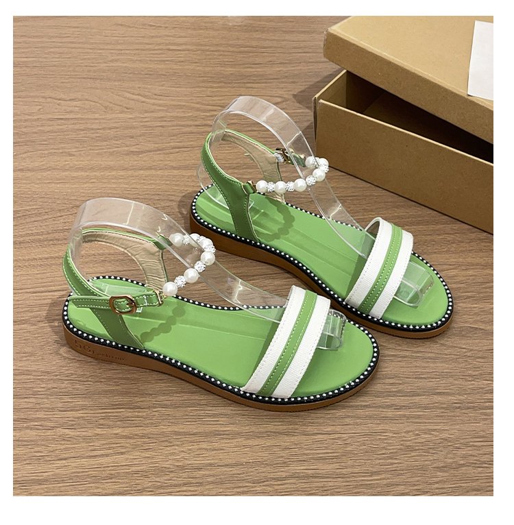 Sandales plates de mode d'été pour femmes
