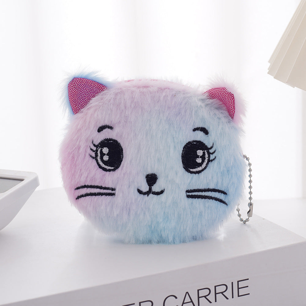 Tissu-cadeau mignon en peluche pour la poursuite de dessins animés