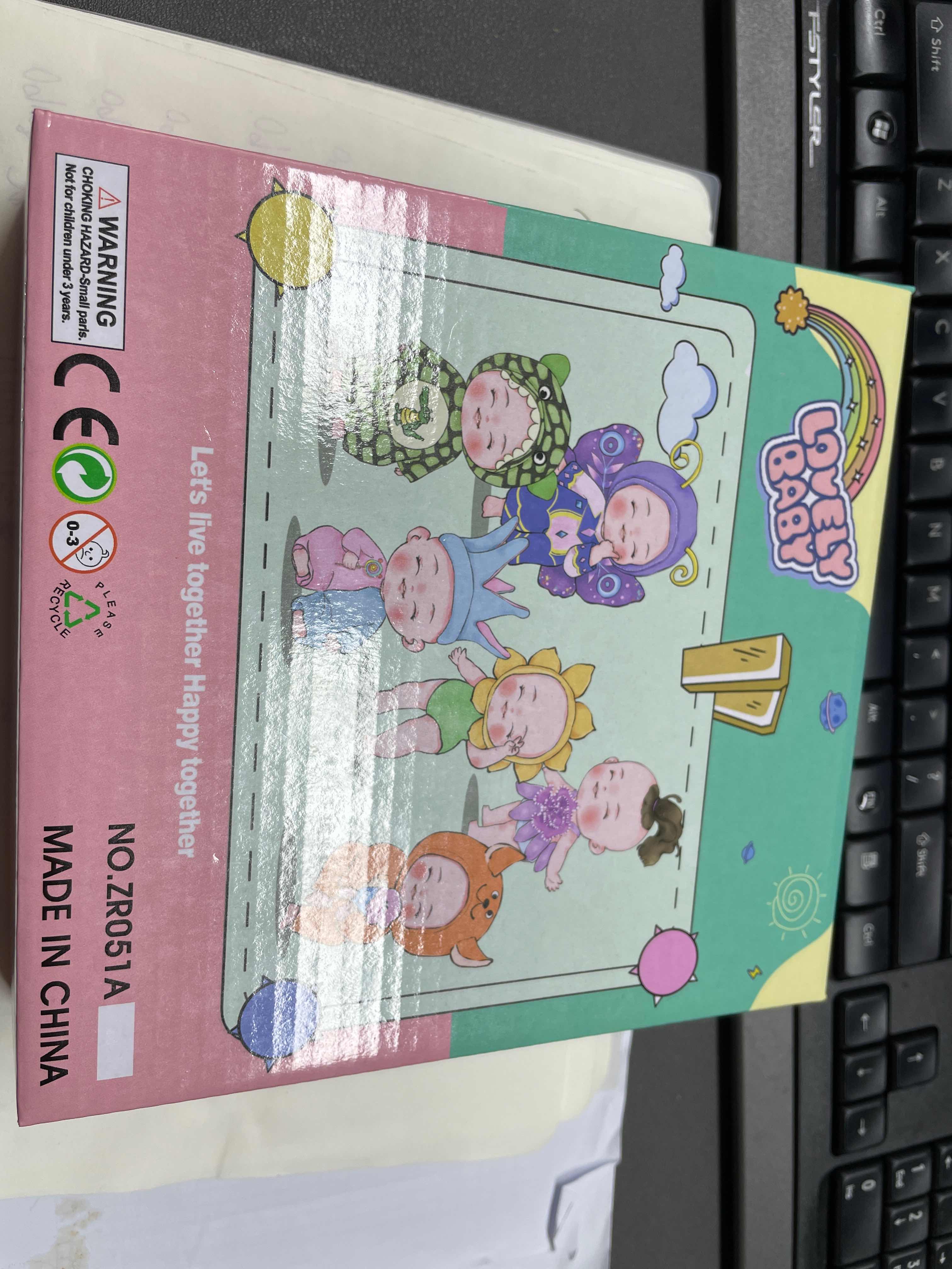 6 Nouvellement amélioré Dormant Poupées Poupées Jouet de filles Boîte Cadeau Set Adorable Princesse Figurines