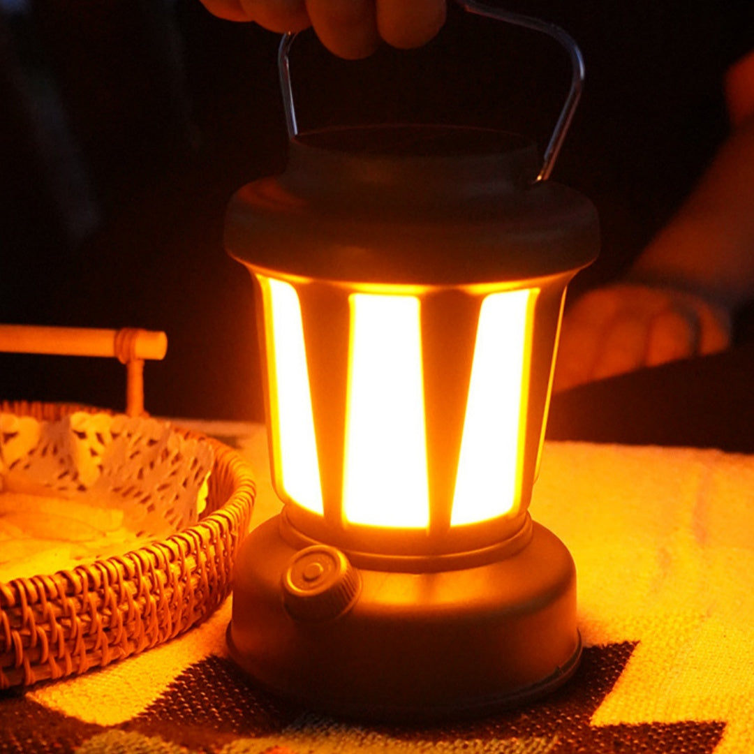 Lampe solaire de camping rechargeable pour camping en plein air