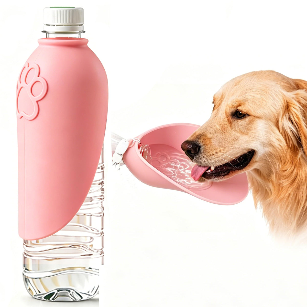 Portable dog water bottle