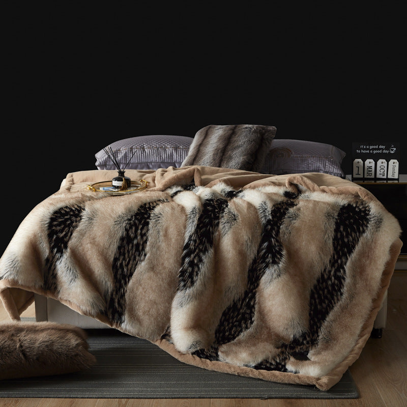Couverture de lancer d'hiver pour le canapé