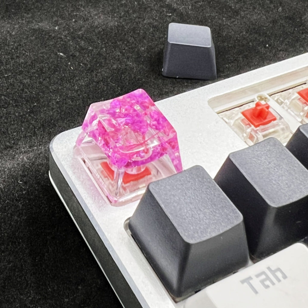 Résine Haute Transparence Starry Sky Keycap